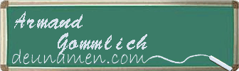 Armand Gommlich Visitenkarte